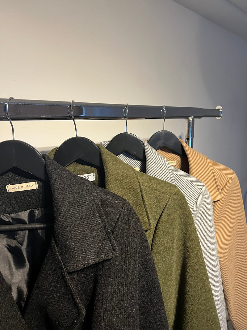 Lined Jacket with Stripes and Inner Lining