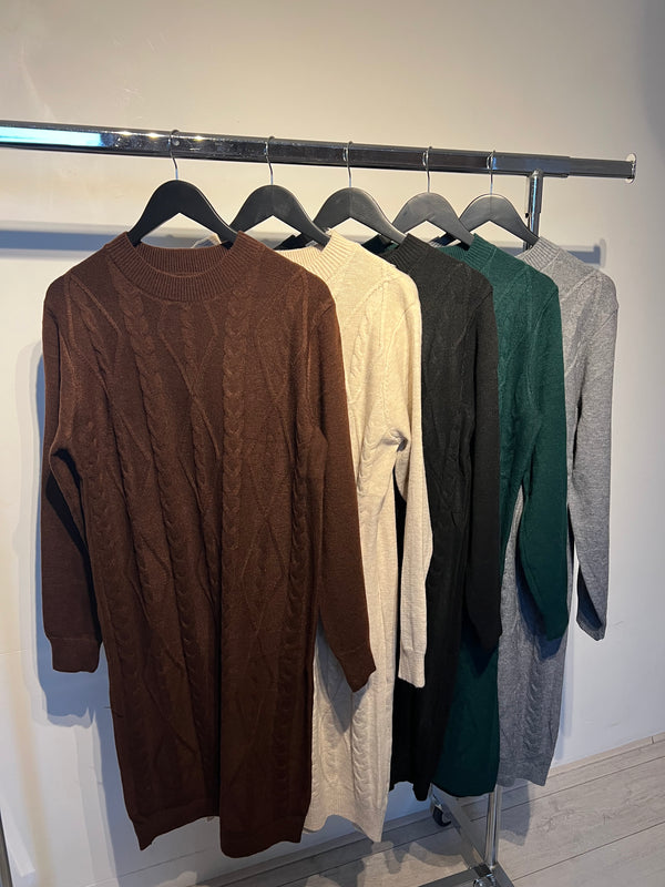 Long Sweater with Pattern