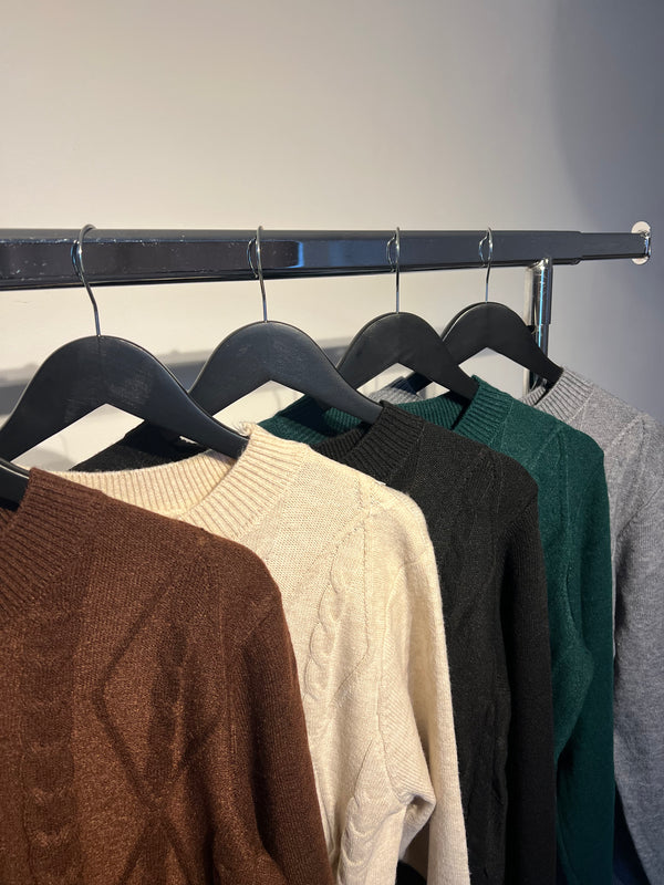 Long Sweater with Pattern