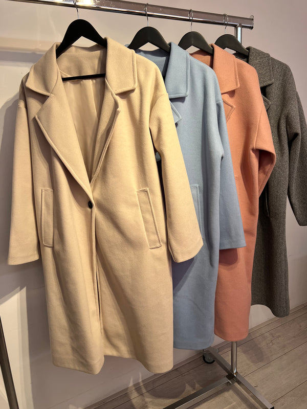 Oversized Jacket with Inner Lining