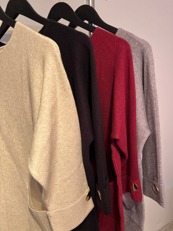 Sweater with Button Detail