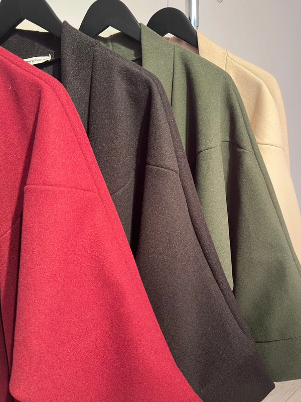 Oversized Coat with Seam Detail